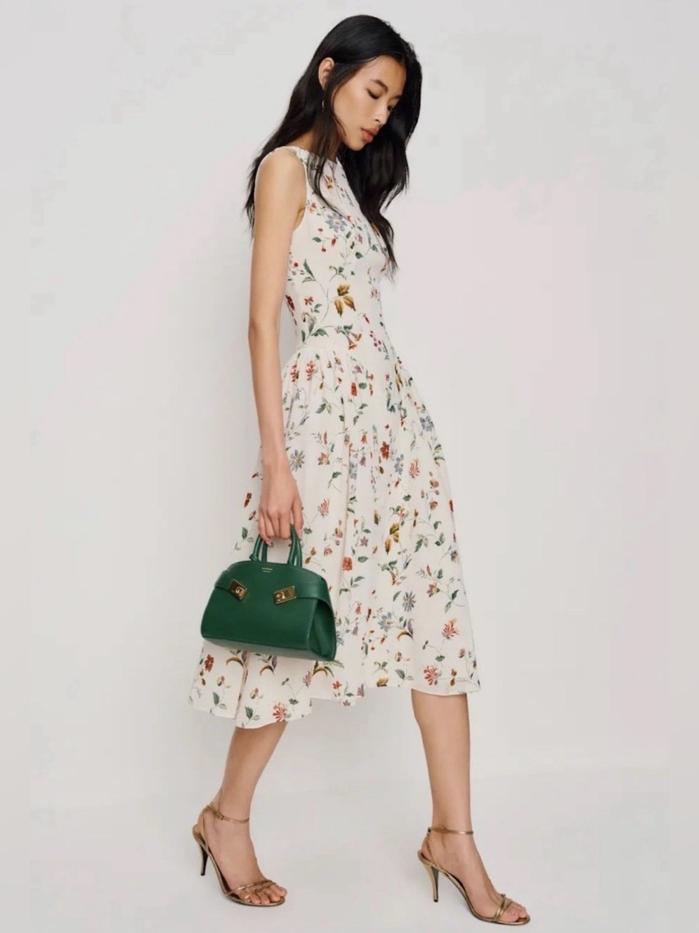Reformation Anelis Floral Dress